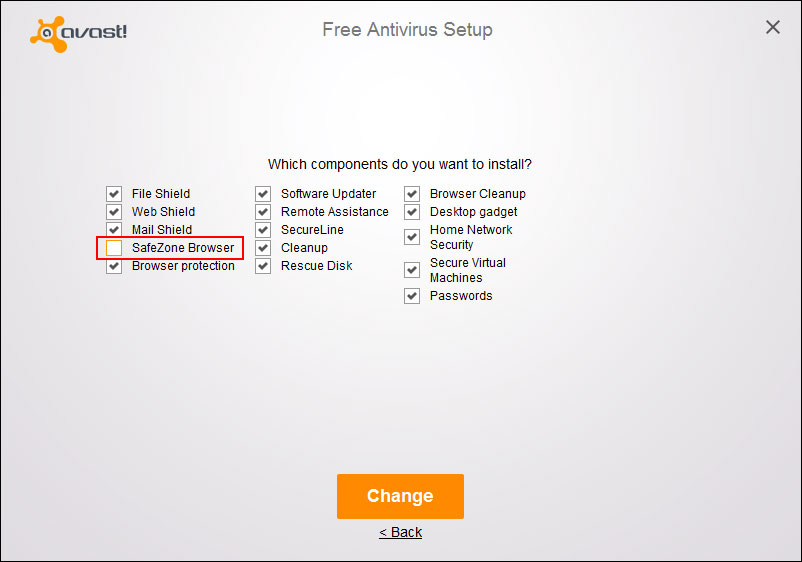 removing avast safezone browser
